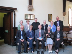 Farewell to Nick Henley Price (seated centre) August 2013